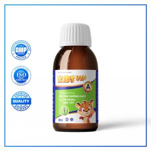 KIDS VIP - Hỗ trợ tiêu hóa khỏe mạnh, giúp bé ăn ngon, ngủ sâu,ít ốm vặt, quấy khóc